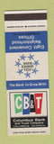 Matchbook Cover - Columbus Bank and Trust GA SAMPLE