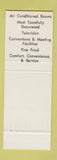 Matchbook Cover - Hotel George Mason Alexandria VA SAMPLE