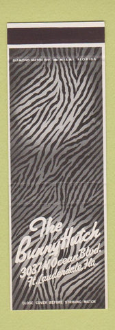 Matchbook Cover - The Bunny Hutch Fort Lauderdale FL SAMPLE