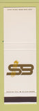Matchbook Cover - Service Bank of Tonkawa OK SAMPLE