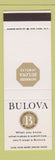 Matchbook Cover - Bulova Watches SAMPLE