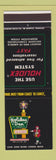 Matchbook Cover - Holiday Inn Tupelo MS MISCUT SAMPLE