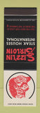 Matchbook Cover - Sizz'lin Sirloin Steak Houses Oklahoma City Lubbock TX SAMPLE