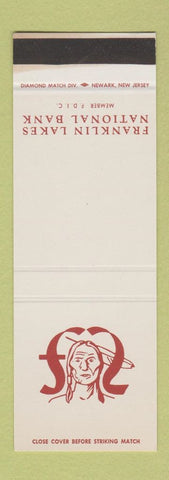 Matchbook Cover - Franklin Lakes National Bank WEAR SAMPLE