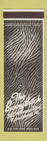 Matchbook Cover - Bunny Hatch Fort Lauderdale FL SAMPLE