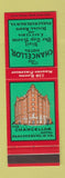 Matchbook Cover - Chancellor Hotel Parkersburg WV SAMPLE