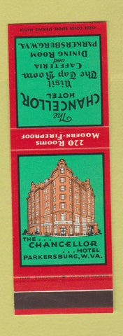 Matchbook Cover - Chancellor Hotel Parkersburg WV SAMPLE