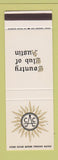 Matchbook Cover - Country Club of Austin TX SAMPLE