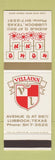 Matchbook Cover - Koko Inn Lubbock TX Villainn SAMPLE
