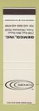 Matchbook Cover - Gemco Tulsa OK flight training SAMPLE