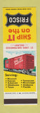 Matchbook Cover - Frisco Railroad St Louis San Francisco SAMPLE