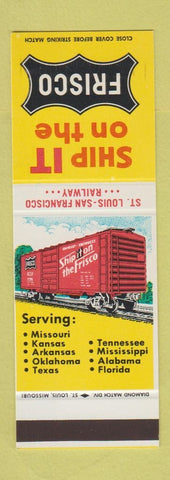 Matchbook Cover - Frisco Railroad St Louis San Francisco SAMPLE