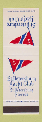 Matchbook Cover - St Petersburgh FL Yacht Club SAMPLE