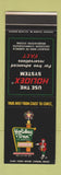 Matchbook Cover - Holiday Inn Hamilton OH SAMPLE