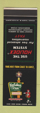 Matchbook Cover - Holiday Inn Hamilton OH SAMPLE