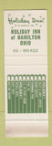 Matchbook Cover - Holiday Inn Hamilton OH SAMPLE