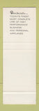 Matchbook Cover - Beechcraft Aircraft airplanes SAMPLE