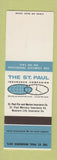 Matchbook Cover - The St Paul Insurance Company WEAR SAMPLE