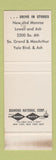 Matchbook Cover - Paris Drive In Stores St Louis? SAMPLE