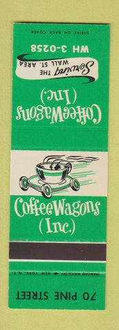 Matchbook Cover - Coffee Wagons Inc New York City SAMPLE