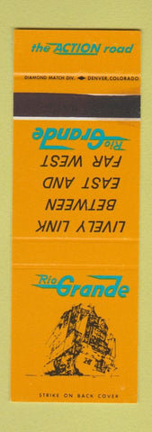 Matchbook Cover - Rio Grande Railroad SAMPLE