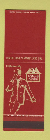 Matchbook Cover - Eagle Men's Clothes SAMPLE