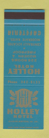 Matchbook Cover - Holley Hotel Charleston WV SAMPLE