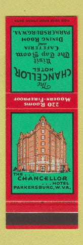 Matchbook Cover - The Chancellor Hotel Parkersburg WV SAMPLE