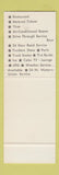 Matchbook Cover - Boron oil gas Stop 50 Truck Stop Seymour IN SAMPLE