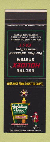 Matchbook Cover - Holiday Inn Hamilton OH motel SAMPLE
