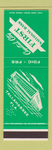 Matchbook Cover - Capital City First National Bank Tallahassee FL SAMPLE