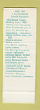 Matchbook Cover - NCR Employees Credit Union Dayton OH SAMPLE