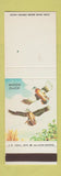 Matchbook Cover - Diamond Stock Image Wood Duck SAMPLE