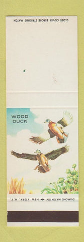 Matchbook Cover - Diamond Stock Image Wood Duck SAMPLE