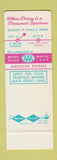Matchbook Cover - Trinkaus Manot Motel Restaurant Utica NY WEAR SAMPLE