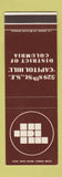 Matchbook Cover - Bank? Washington DC SAMPLE