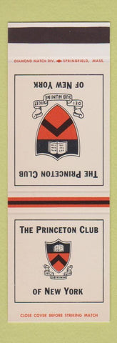 Matchbook Cover - Princeton Club New York City SAMPLE