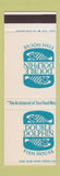 Matchbook Cover - Double Dolphin Fish House New York City MISCUT SAMPLE