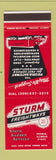 Matchbook Cover - Strum Trucking Peoria IL WEAR SAMPLE