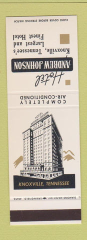 Matchbook Cover - Hotel Andrew Johnson Knoxville TN SAMPLE