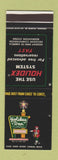 Matchbook Cover - Holiday Inn Tupelo MS MISCUT motel SAMPLE