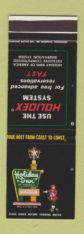 Matchbook Cover - Holiday Inn Tupelo MS MISCUT motel SAMPLE