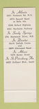 Matchbook Cover - Gigi's Pizza St Petersburg FL Atlanta Decatur Athens GA SAMPLE