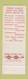 Matchbook Cover - La Barge Pipe & Steel St Louis MO Tulsa Chicago Houston SAMPLE