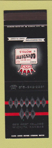Matchbook Cover - Best Western Diamond Inn Wichita KS SAMPLE