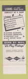 Matchbook Cover - Freedom National Bank Rochester Northern Lights PA SAMPLE