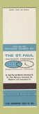 Matchbook Cover - The St Paul Insurance Company SAMPLE