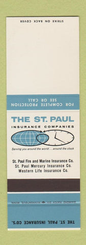 Matchbook Cover - The St Paul Insurance Company SAMPLE