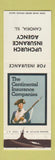 Matchbook Cover - Upchurch Insurance Agency Cahokia IL WEAR SAMPLE
