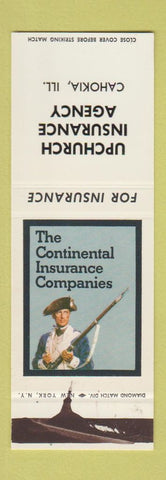 Matchbook Cover - Upchurch Insurance Agency Cahokia IL WEAR SAMPLE